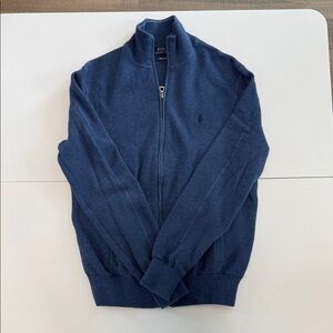 Polo by Ralph Lauren Men's Navy Zip-Up Sweater